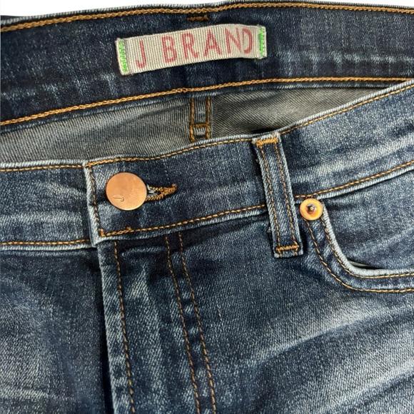 J Brand Women's Medium-Dark Wash Straight Leg Jeans Size 28 - Picture 3 of 7